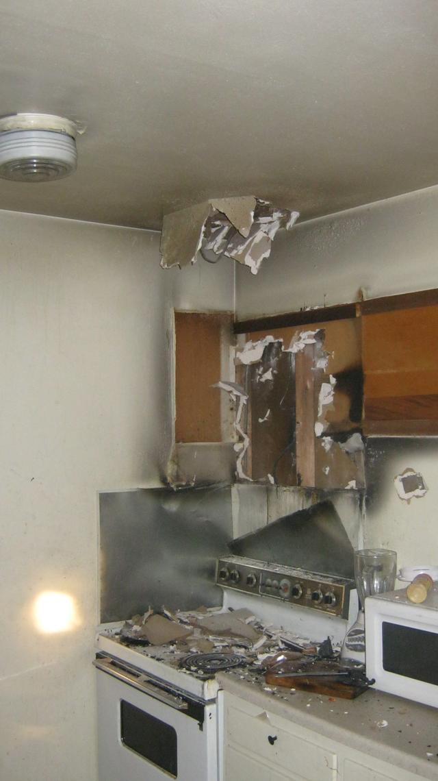 Kitchen Fire at the Brandywine Garden Apartments, West Chester Borough, June 2012.