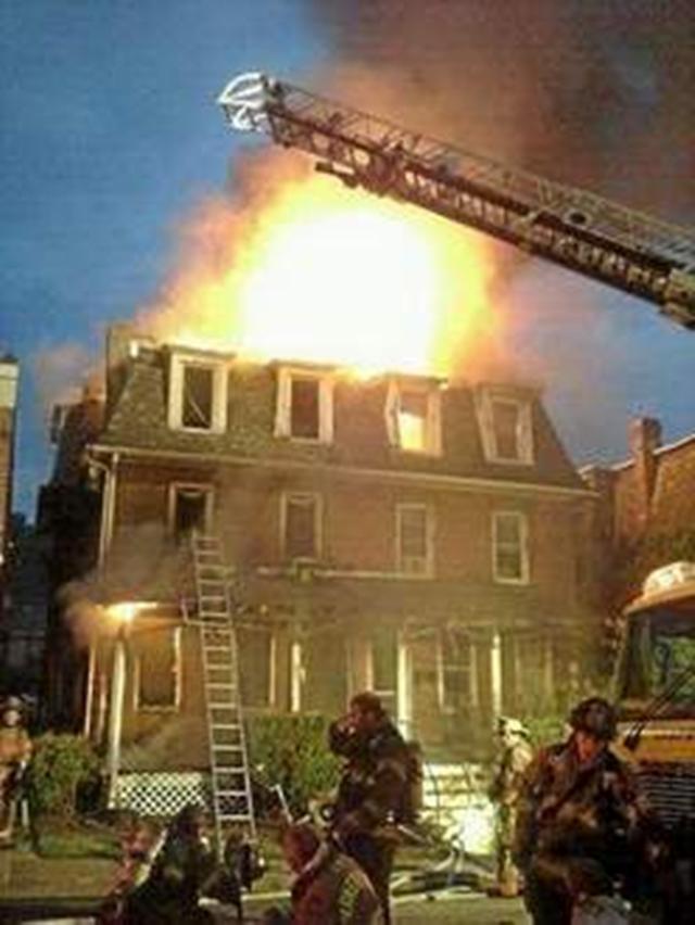 Assit to Coatesville Fire Department for a 3 Alarm Fire in the 300 block of Charles Street , June 2012.