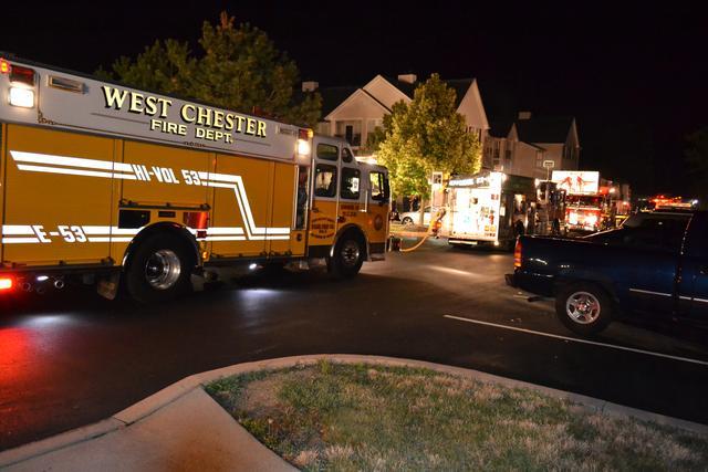 Apartment Fire, Skiles Blvd, Westtown Township, July 2012.