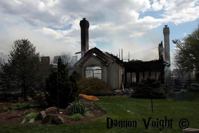 Assist to Delco 5-9 on a house fire, April 2012.