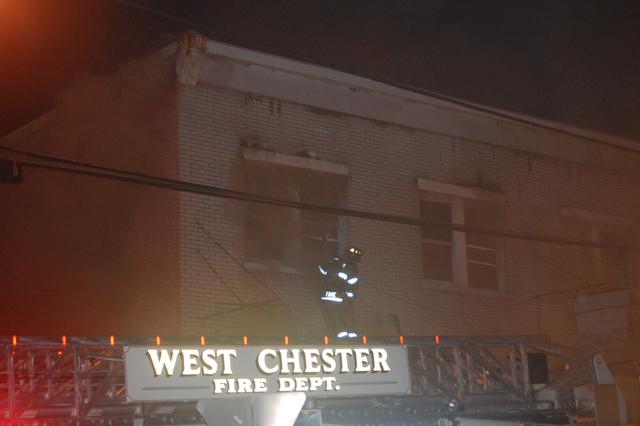 Dwelling Fire on W. Chestnut Street in West Chester Borough.  August 2007.