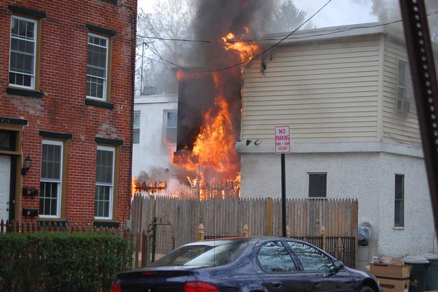 House Fire on N. Darlington Street in West Chester Borough.  April 2008.