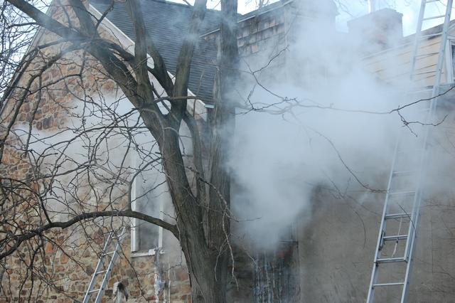 House Fire on Hannum Avenue in West Chester Borough.  February 2009.