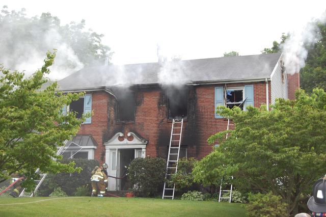 House Fire on Greystone Drive in West Goshen Township. July 2010.