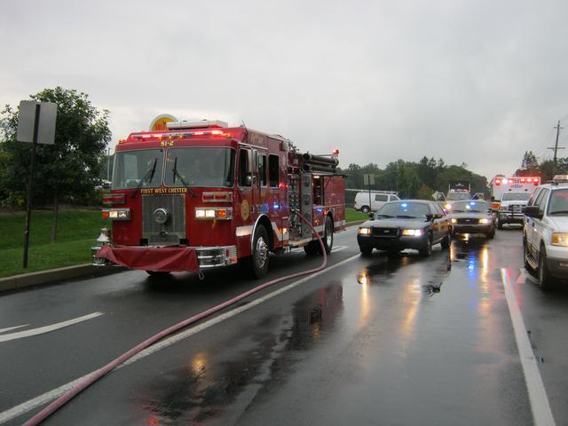 Accident with Entrapment on Pottstown Pike in West Goshen Township.  Engine 51-2 in service.  October 2011.