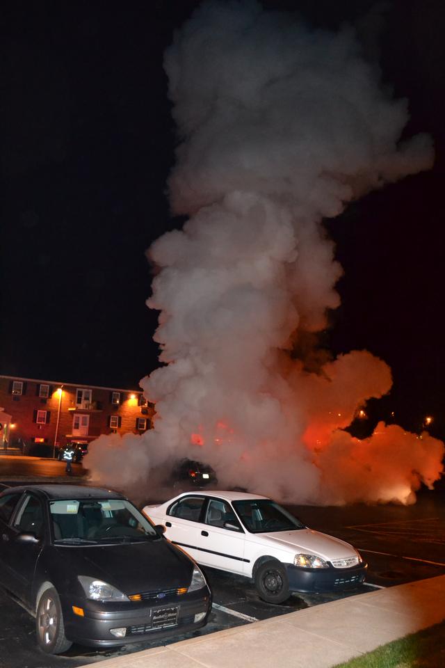 Auto Fire at Cambridge Hall Apartments in West Goshen Township. December 2011.