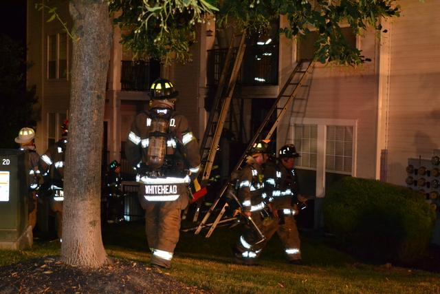 Apartment Fire, Skiles Blvd, Westtown Township, July 2012.
