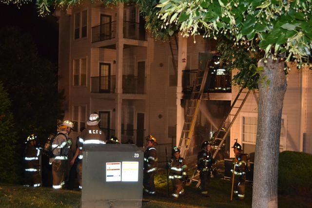 Apartment Fire, Skiles Blvd, Westtown Township, July 2012.