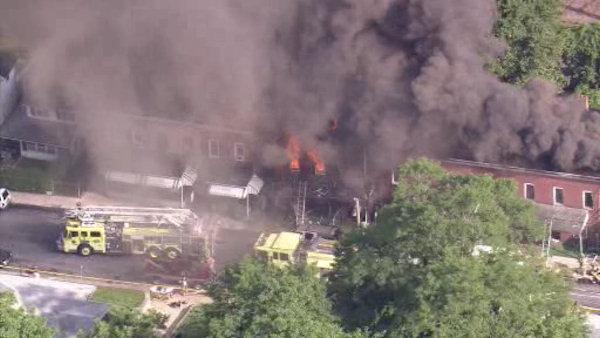 Assit to Coatesville Fire Department for a 4 Alarm Fire in the 600 Block of Coates Street, June 2012.