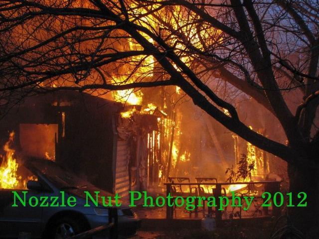 House fire on Knollwood Dr, West Goshen Township, November 2012.