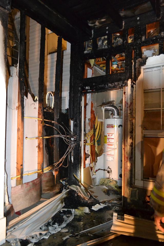 Apartment Fire, Skiles Blvd, Westtown Township, July 2012.