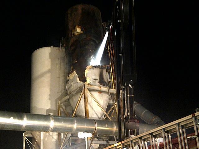 Silo fire in New Holland, Lancaster County.  Engine 51-1 in operation.  February, 2012.