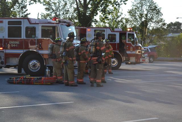 Commercial Building Fire in the Gay Street Plaza, West Chester Borough, July 2012.