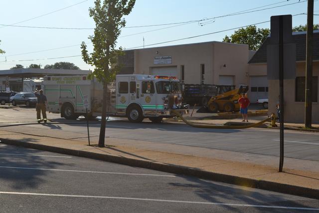 Commercial Building Fire in the Gay Street Plaza, West Chester Borough, July 2012.