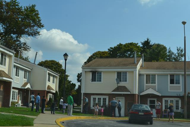 Apartment Fire in the 600 block of Downingtown Pike, West Chester Borough, September 2012.