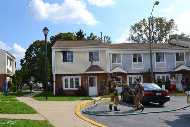 Apartment Fire in the 600 block of Downingtown Pike, West Chester Borough, September 2012.