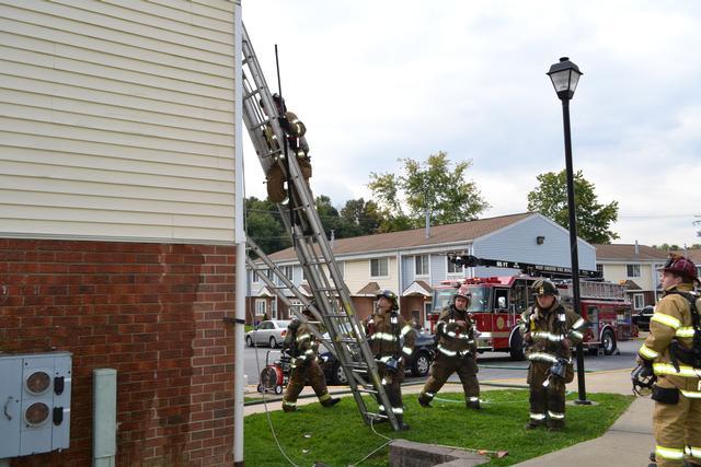 Apartment Fire in the 600 block of Downingtown Pike, West Chester Borough, September 2012.