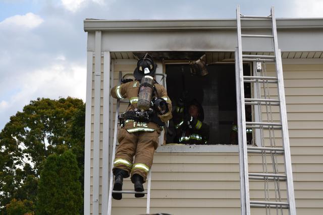 Apartment Fire in the 600 block of Downingtown Pike, West Chester Borough, September 2012.
