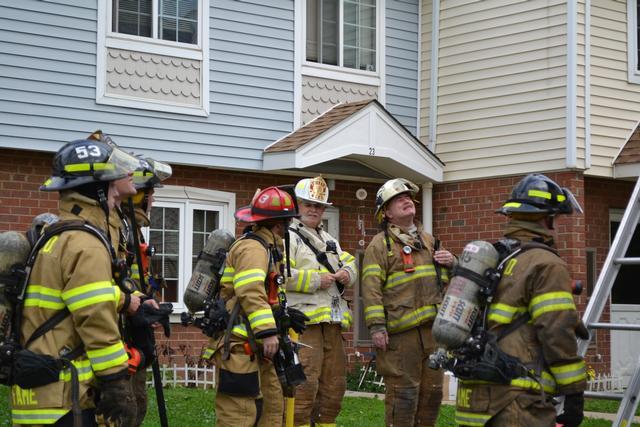 Apartment Fire in the 600 block of Downingtown Pike, West Chester Borough, September 2012.