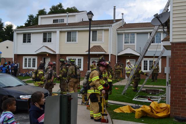 Apartment Fire in the 600 block of Downingtown Pike, West Chester Borough, September 2012.