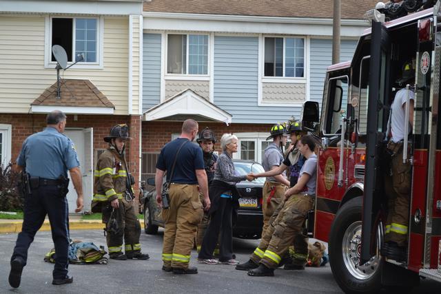 Apartment Fire in the 600 block of Downingtown Pike, West Chester Borough, September 2012.