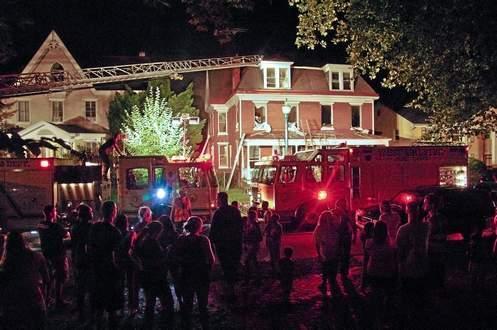 House Fire in the 500 block of S Walnut St, West Chester Borough, August 2012.