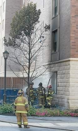 Apartment Fire at West Chester University, August 2012.