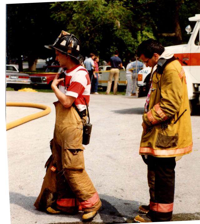 Multi Alarm Apartment Building Fire, Seven Oaks Apartments, West Chester Borough.  August 1992.