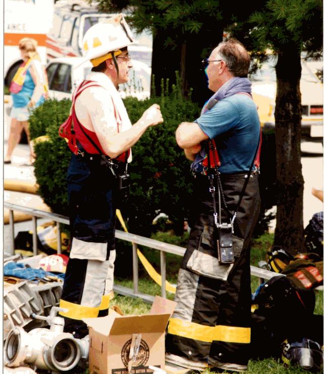 Multi Alarm Apartment Building Fire, Seven Oaks Apartments, West Chester Borough.  August 1992.