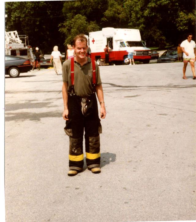 Multi Alarm Apartment Building Fire, Seven Oaks Apartments, West Chester Borough.  August 1992.