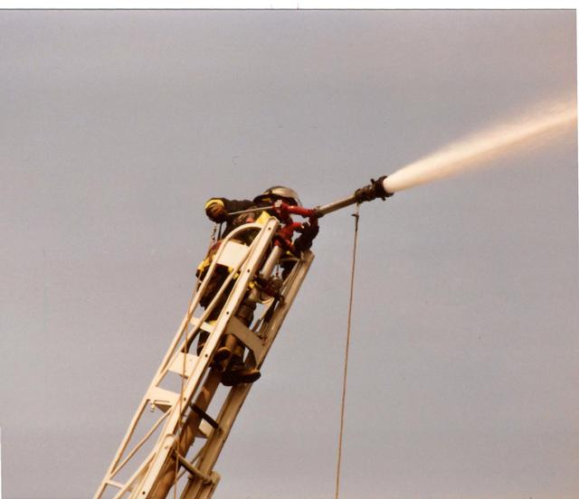 Multi Alarm Apartment Building Fire, Seven Oaks Apartments, West Chester Borough.  August 1992.