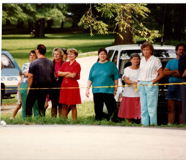 Multi Alarm Apartment Building Fire, Seven Oaks Apartments, West Chester Borough.  August 1992.