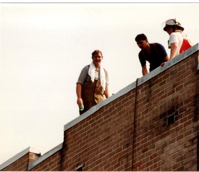 Multi Alarm Apartment Building Fire, Seven Oaks Apartments, West Chester Borough.  August 1992.