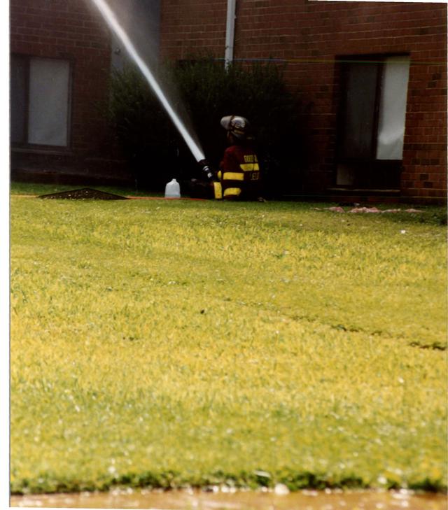 Multi Alarm Apartment Building Fire, Seven Oaks Apartments, West Chester Borough.  August 1992.