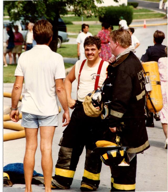 Multi Alarm Apartment Building Fire, Seven Oaks Apartments, West Chester Borough.  August 1992.