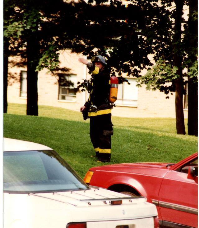 Multi Alarm Apartment Building Fire, Seven Oaks Apartments, West Chester Borough.  August 1992.