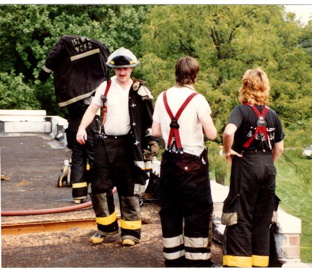 Multi Alarm Apartment Building Fire, Seven Oaks Apartments, West Chester Borough.  August 1992.