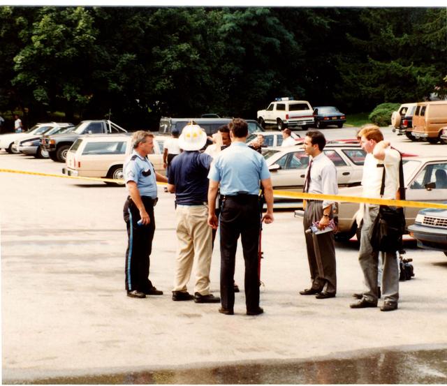 Multi Alarm Apartment Building Fire, Seven Oaks Apartments, West Chester Borough.  August 1992.