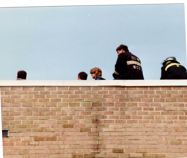 Multi Alarm Apartment Building Fire, Seven Oaks Apartments, West Chester Borough.  August 1992.