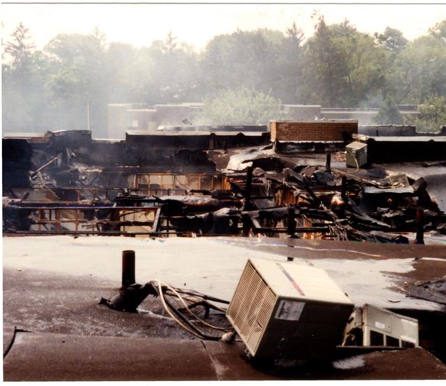 Multi Alarm Apartment Building Fire, Seven Oaks Apartments, West Chester Borough.  August 1992.