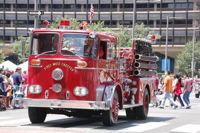 The 1966 Seagrave (51-1 retired) in the Philadelphia 4th of July Parade in 2009.