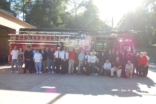 Members at the triple housing, September 2009.