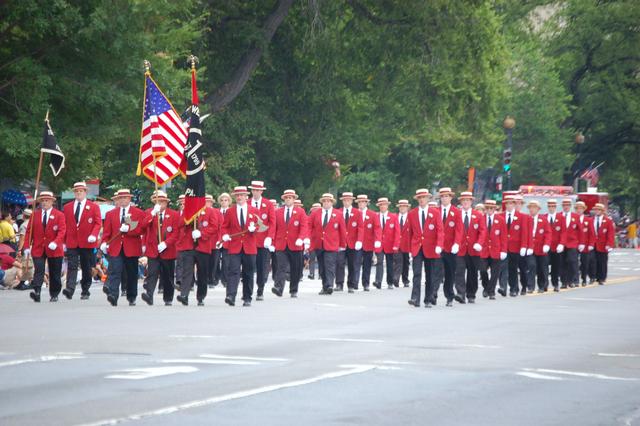 First West Chester Marching Unit in the Washington D.C. 4th of July Parade in 2008.